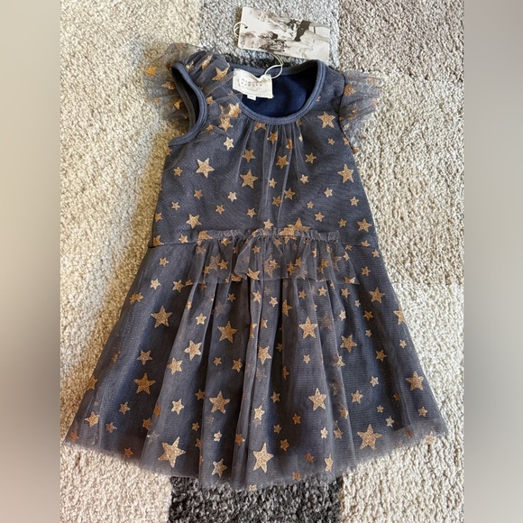 Hannah Banana Glitter Star Dress- NWT- 2T - Picture 1 of 6